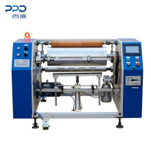 Good quality Semi auto aluminium foil roll perforation rewinder machine